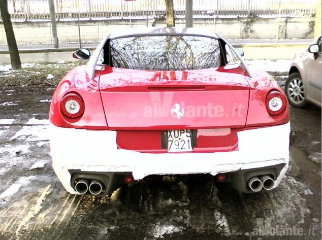 Nowe Ferrari 599 GTO - zdjcie szpiegowskie