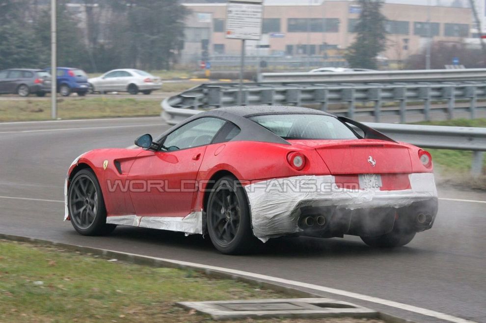 Nowe Ferrari 599 GTO - zdjcie szpiegowskie