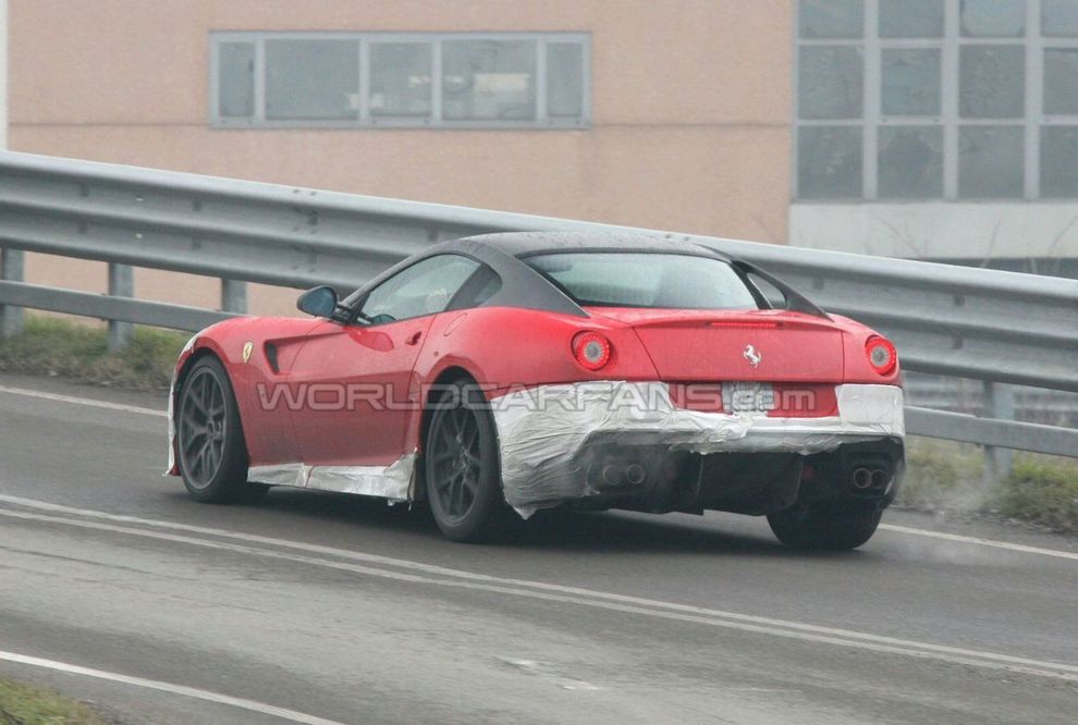 Nowe Ferrari 599 GTO - zdjcie szpiegowskie