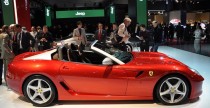 Ferrari 599 SA Aperta na targach w Paryu 2010