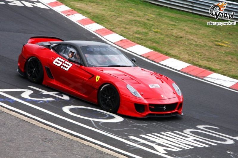 Ferrari 599XX na Nurburgringu