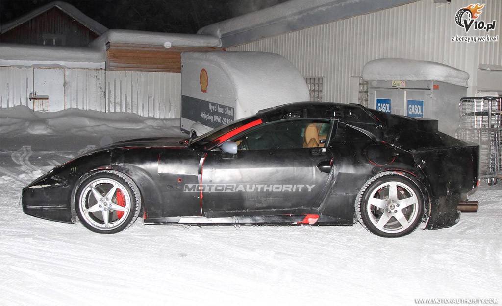 Ferrari 612 Scaglietti Shooting Brake znw sfotografowane przez szpiegw