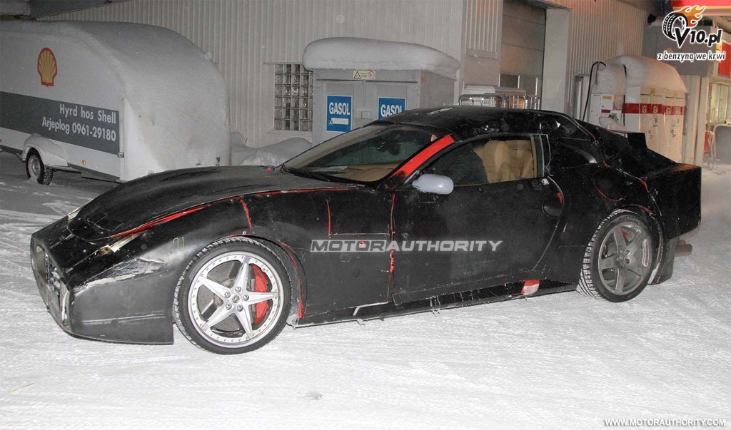 Ferrari 612 Scaglietti Shooting Brake znw sfotografowane przez szpiegw