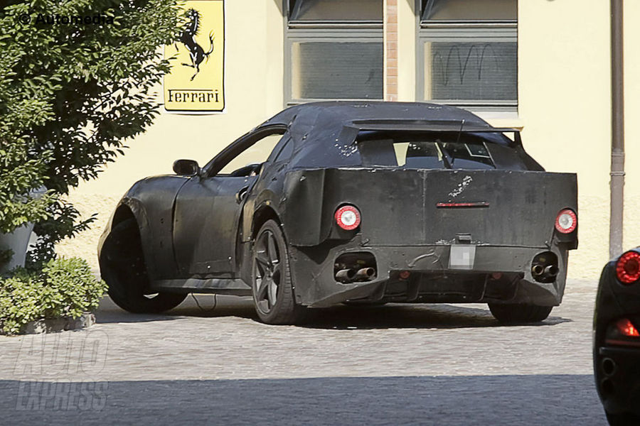 Nowe Ferrari 612 Scaglietti 2011 - zdjcie szpiegowskie