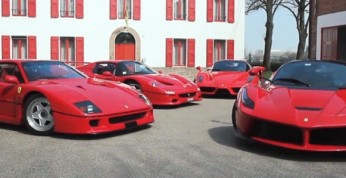 Video: Ferrari F40, F50, Enzo i LaFerrari na torze Fiorano