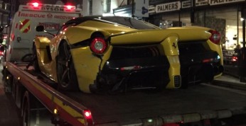 Ferrari LaFerrari zostało rozbite w Londynie