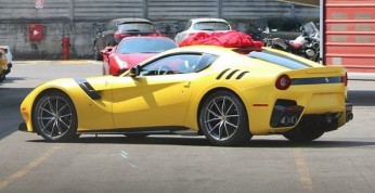 Ferrari F12 GTO sfotografowane bez kamuflażu
