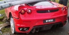 Ferrari F430 - wypadek w Malezji