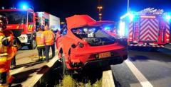 Ferrari F430 Scuderia - wypadek