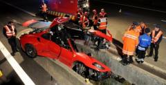 Ferrari F430 Scuderia - wypadek