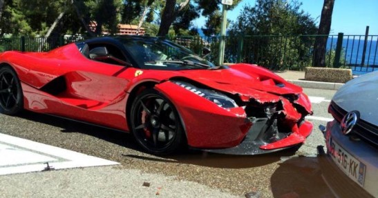 Ferrari LaFerrari - wypadek
