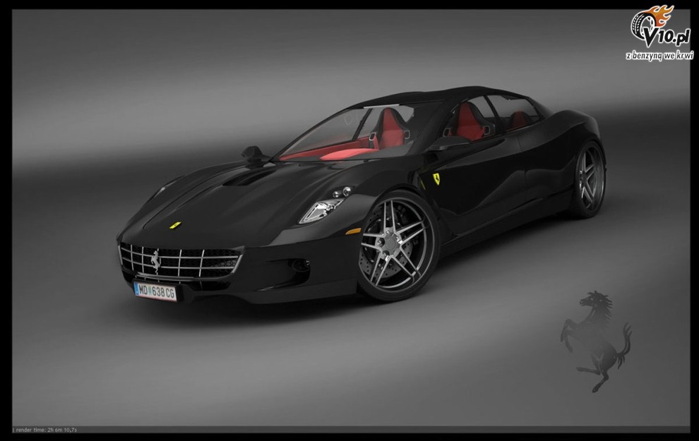 Ferrari 4d-coupe - wizualizacja