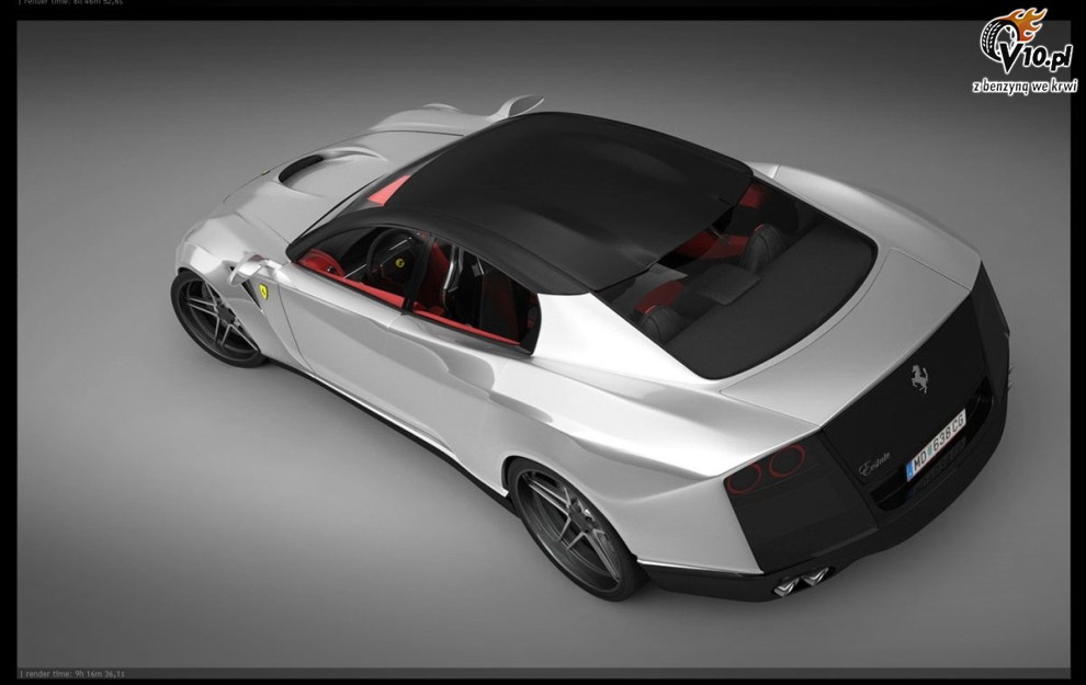 Ferrari 4d-coupe - wizualizacja