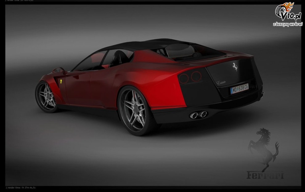 Ferrari 4d-coupe - wizualizacja