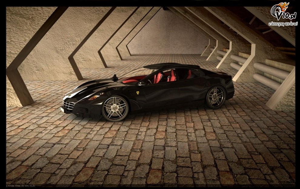 Ferrari 4d-coupe - wizualizacja