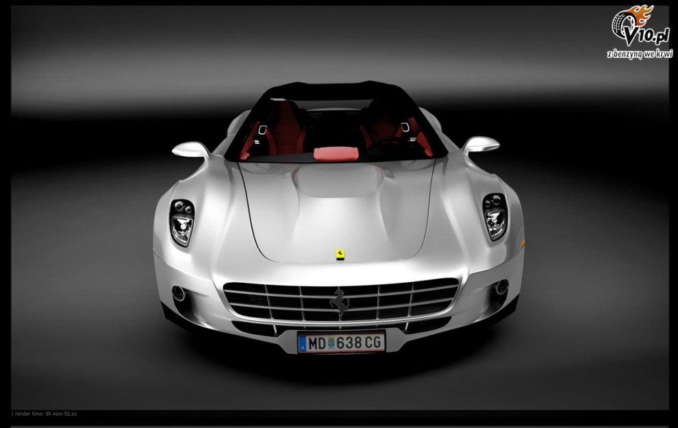 Ferrari 4d-coupe - wizualizacja