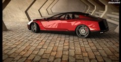 Ferrari 4d-coupe - wizualizacja
