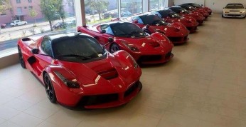 9 egzemplarzy LaFerrari w jednym miejscu