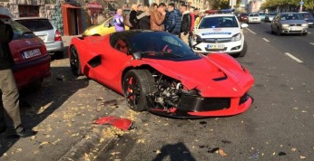 LaFerrari zostało rozbite w Budapeszcie