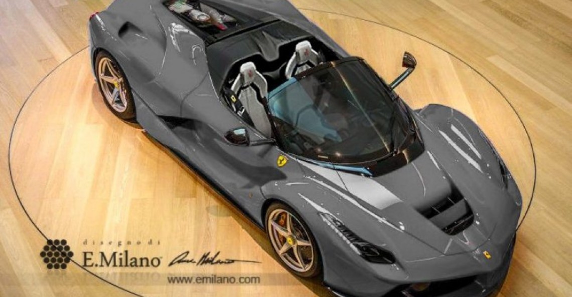 LaFerrari Spider - wizualizacja