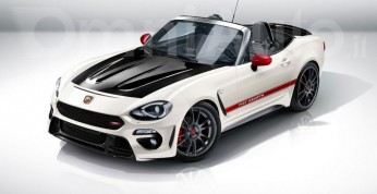 Fiat 124 Spider w wersji Abarth - wizualizacja
