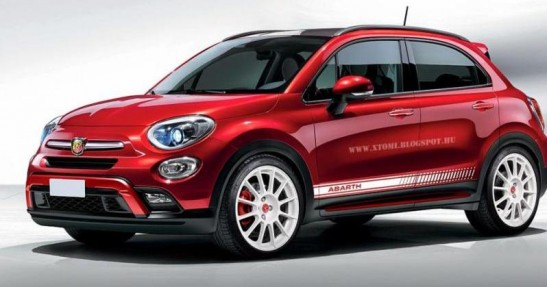 Fiat 500X Abarth - wizualizacja