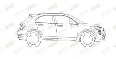 Fiat 500X - rysunek patentowy