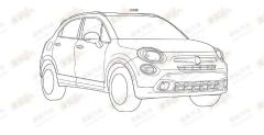 Fiat 500X - rysunki patentowe