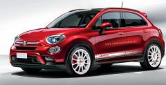 Fiat 500X Abarth - wizualizacja