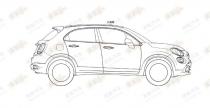 Fiat 500X - rysunki patentowe