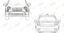 Fiat 500X - rysunki patentowe