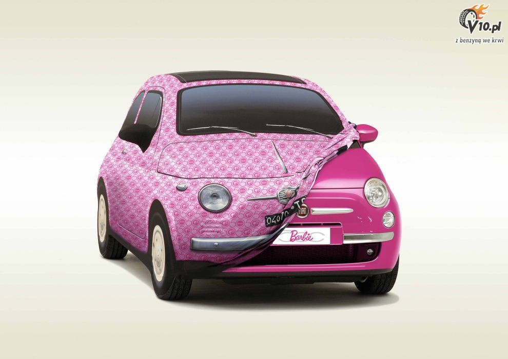 Nowy Fiat 500 Barbie Show Car