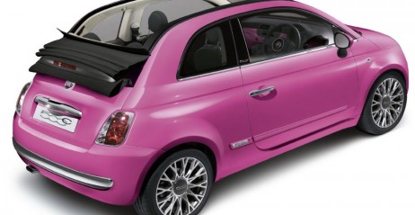 Nowy Fiat 500C Pink