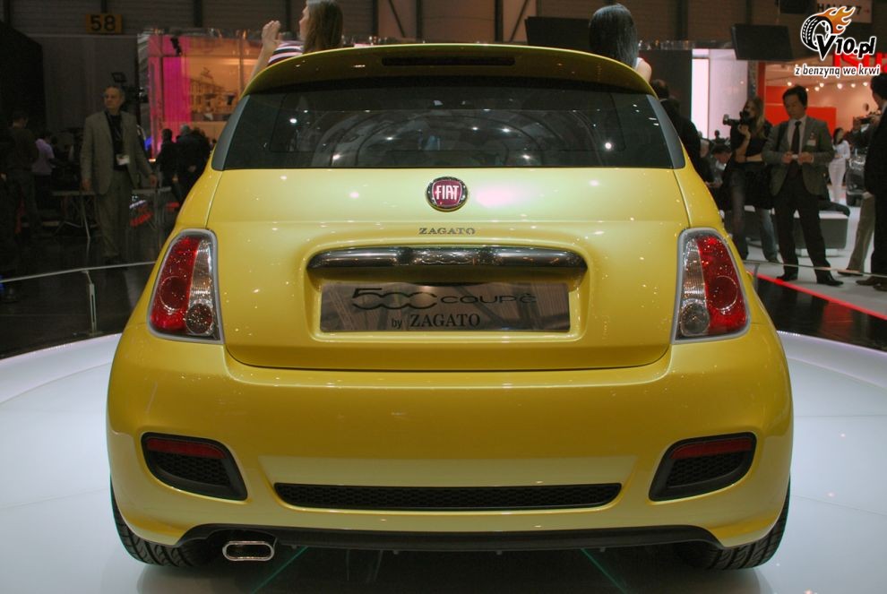 Fiat 500 Coupe Zagato Concept na targach w Genewie