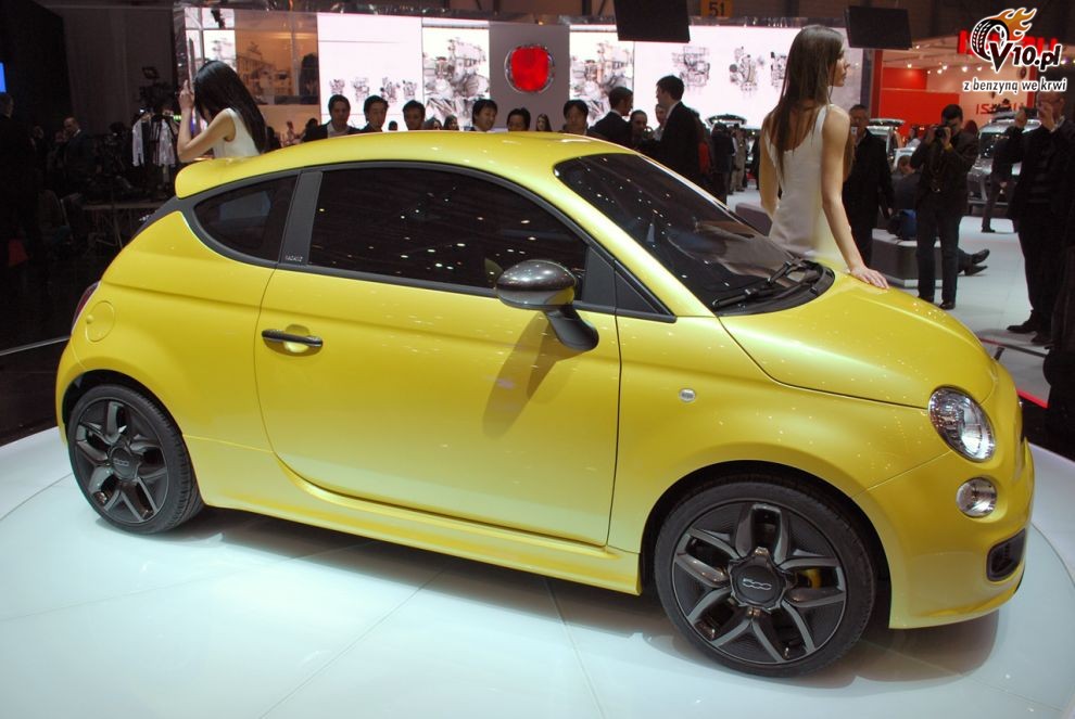 Fiat 500 Coupe Zagato Concept na targach w Genewie