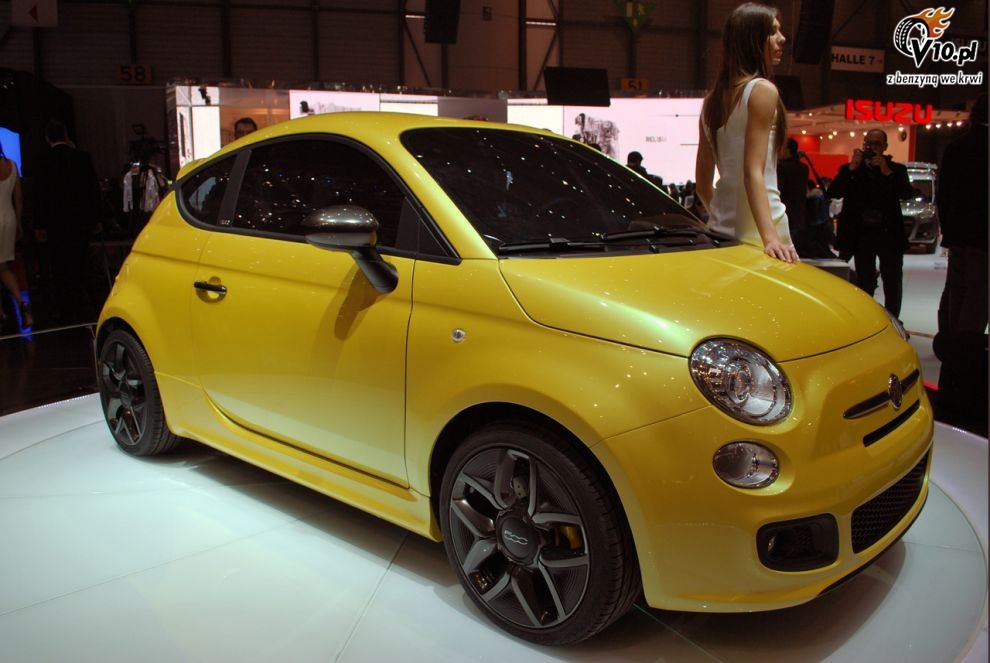 Fiat 500 Coupe Zagato Concept na targach w Genewie