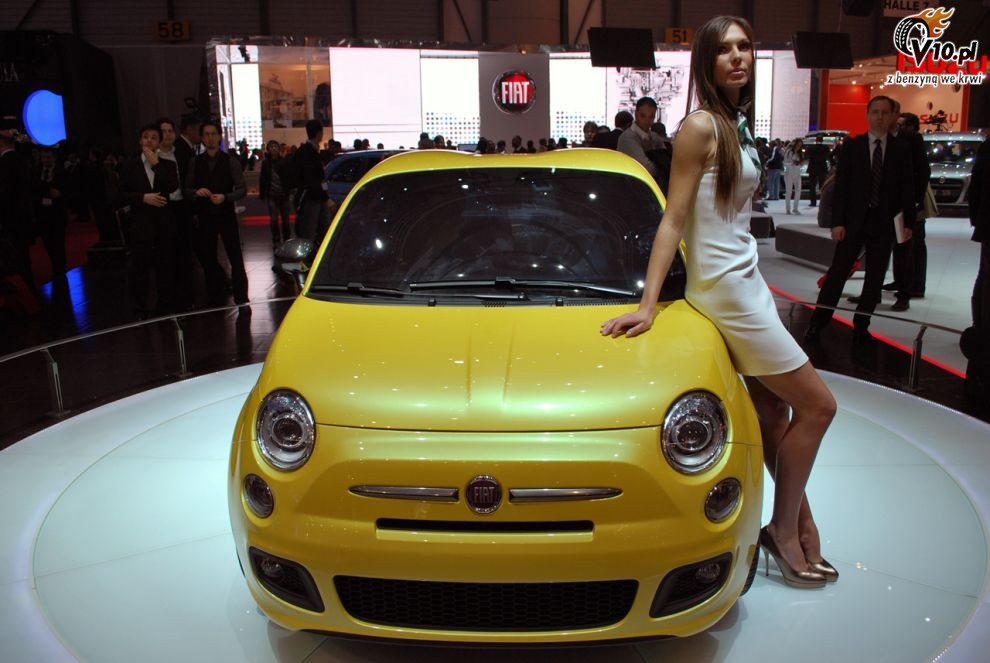 Fiat 500 Coupe Zagato Concept na targach w Genewie