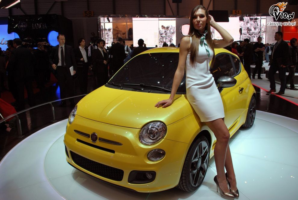 Fiat 500 Coupe Zagato Concept na targach w Genewie