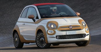 Fiat 500C ubrany w skórę dla celów charytatywnych