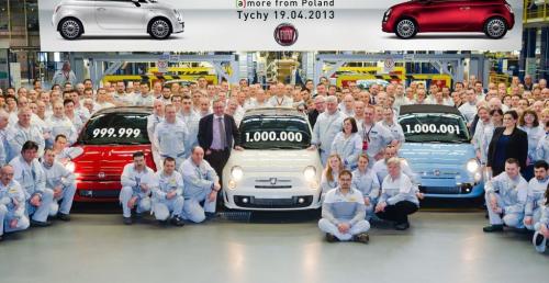 Milionowy Fiat 500 zjechał z taśm fabryki w Tychach