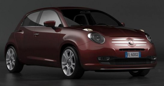 Fiat 600 - wizualizacja