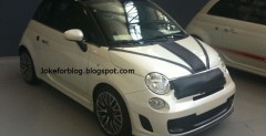 Nowy Fiat 500C Abarth - zdjcie szpiegowskie