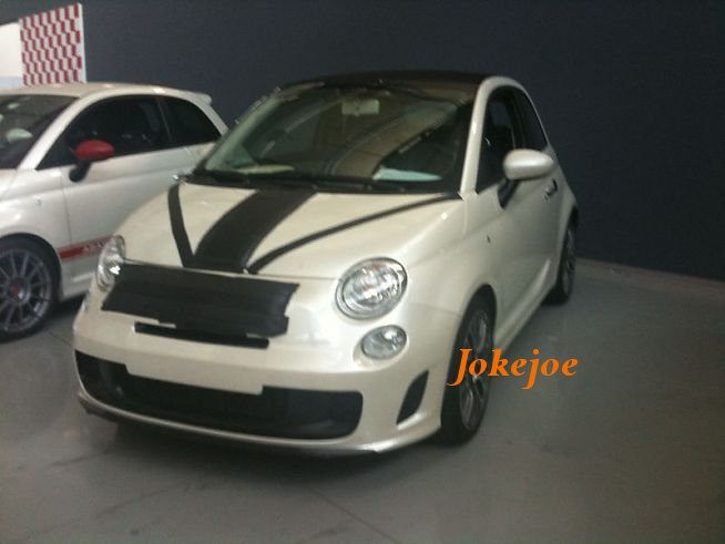 Nowy Fiat 500C Abarth - zdjcie szpiegowskie