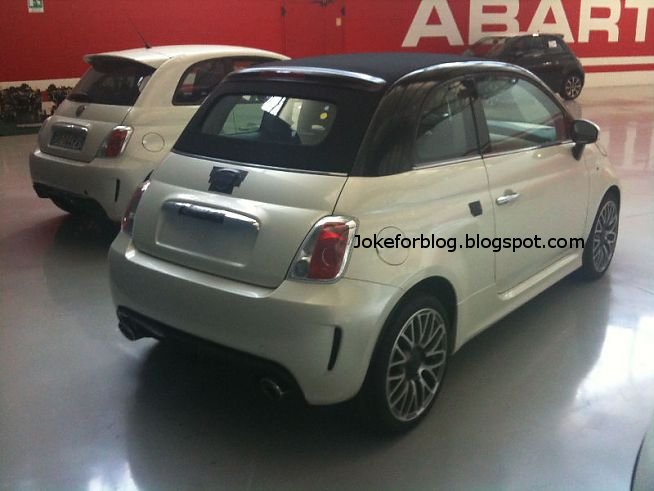 Nowy Fiat 500C Abarth - zdjcie szpiegowskie