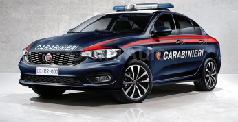 Fiat Tipo w barwach włoskich służb - wizualizacja