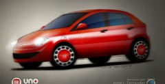 Nowy Fiat Uno 2011 - wizualizacja