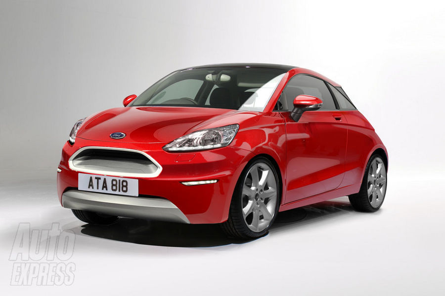 Nowy Ford Ka 2014 - wizualizacja