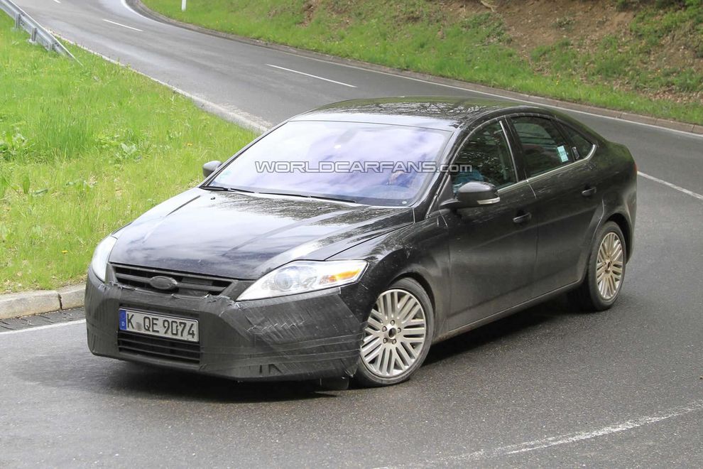 Nowy Ford Mondeo 2010 po face liftingu - zdjcie szpiegowskie