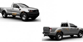 Ford Ranger po face liftingu na rysunkach patentowych