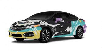 Honda Civic Coupe ozdobiona przez członków 